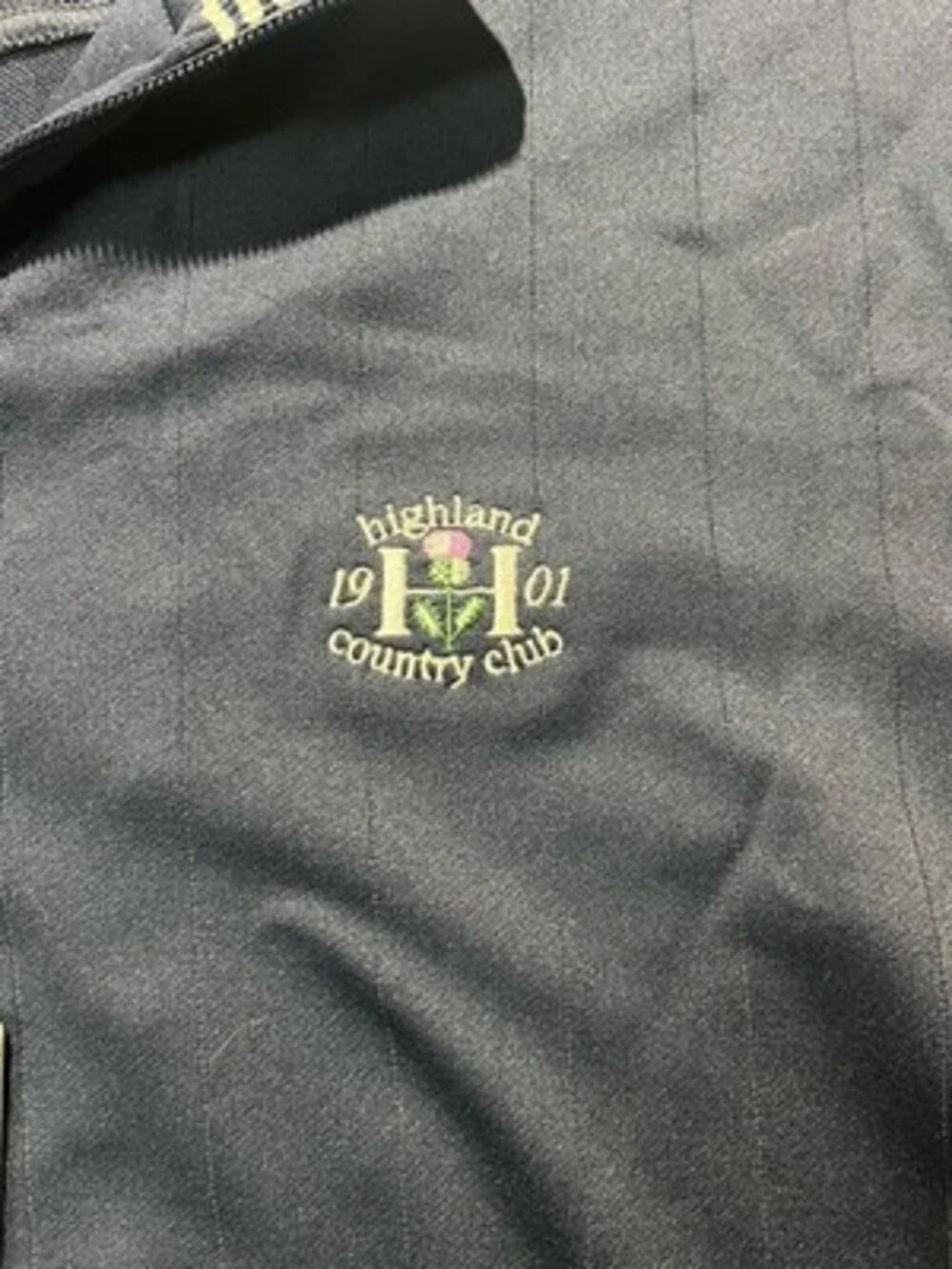Footjoy Golf Vest Mens Large Navy Blue Half Zip Pullover Stretch Casual NWT.